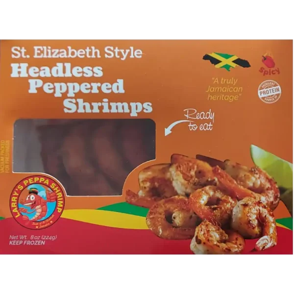 Headless Spicy Peppered Shrimps Package